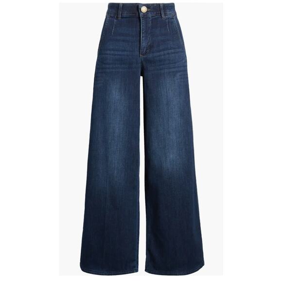 Whitney 'Ab'Solution Skyrise Wide Leg Jeans Size 6 - Picture 3 of 4